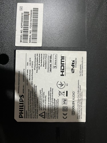 Pieces philips 43pfs5503 12 - pieces, 43pfs5503/12